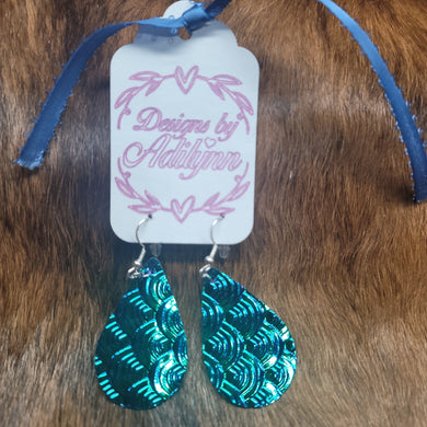 Earring 0032 Turquoise Mermaid
